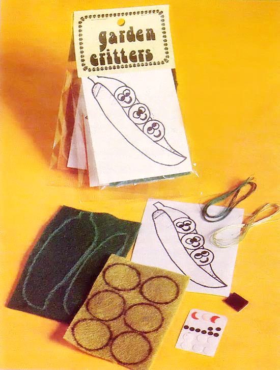 The contents of a Garden Critters kit.
